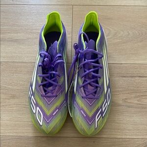 Adidas F50 Elite FG Soccer Cleats Purple Green